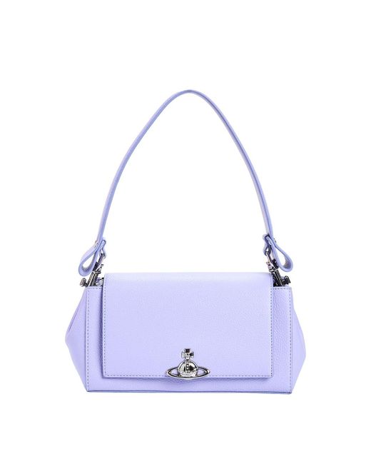 Vivienne Westwood Purple Hazel Medium Handbags