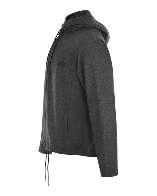 Y-3 Gray Sweatshirt Wool Blend for men