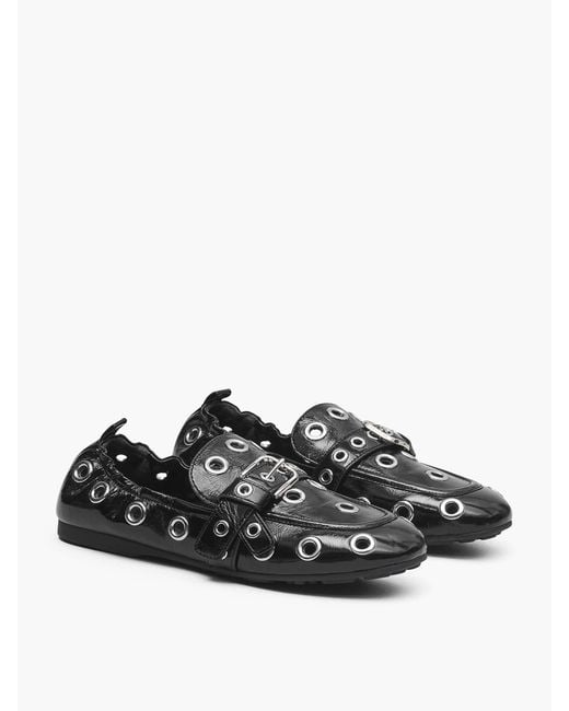 Marc Jacobs Black The Jude Loafer Studs