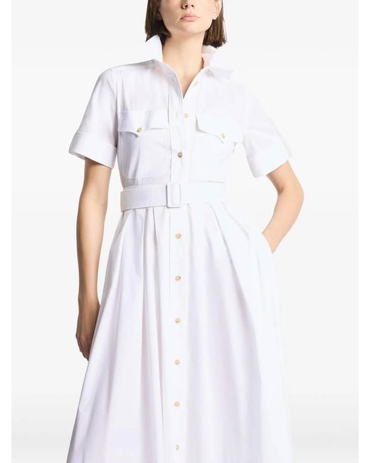 Fay White Midi Dress