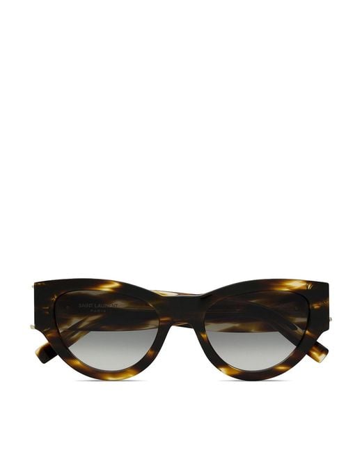 Saint Laurent Gray Cat-Eye Sunglass