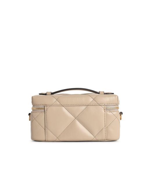 Tory Burch Women's Natural Kira Leather Beauty Case