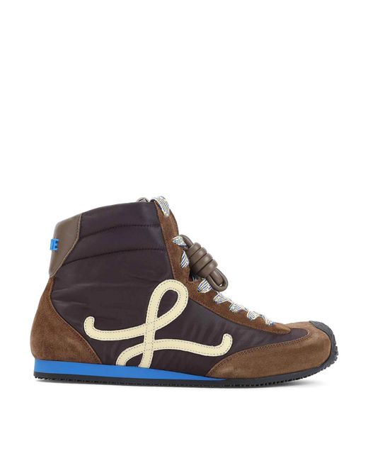 Loewe White Ballet Runner 20 High Top Sneakers