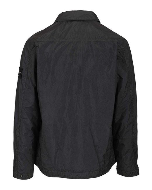 Stone Island Black Overshirt for men