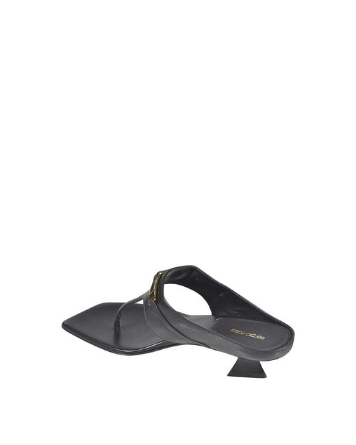 Sergio Rossi Black Sandals
