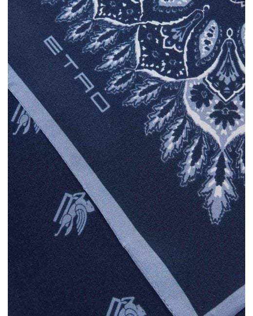 Etro Blue Style Scarf for men