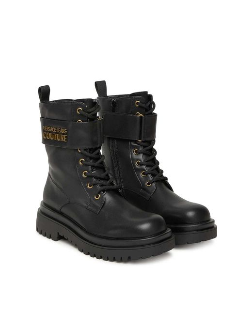 Versace Jeans Couture Black Drew Stivaletto