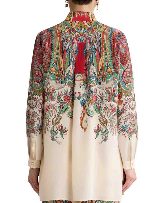 Camicia Lunga di Etro in White