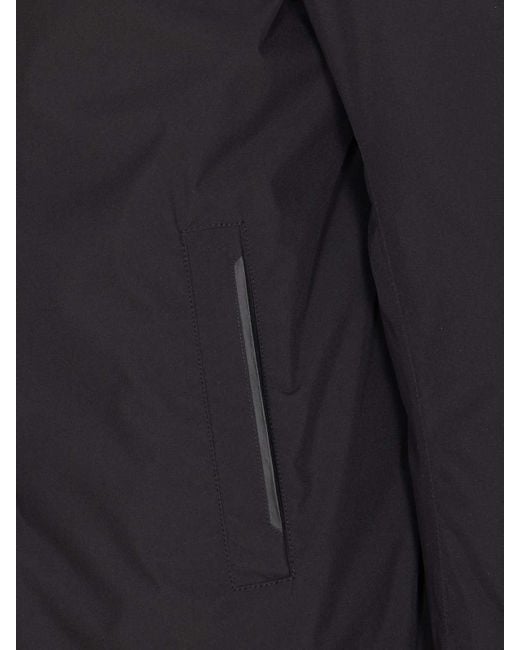 Herno Blue Down Jacket Zip Closure for men