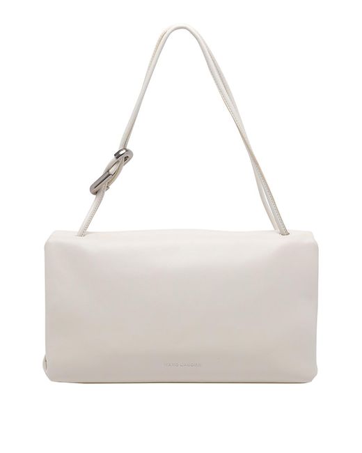 Marc Jacobs White The Large Dual Shoulder Bag