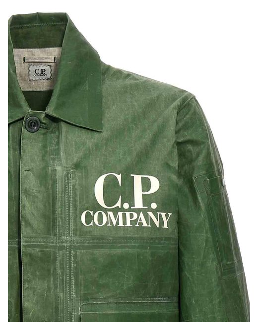C P Company Green Toob-two Blouson for men