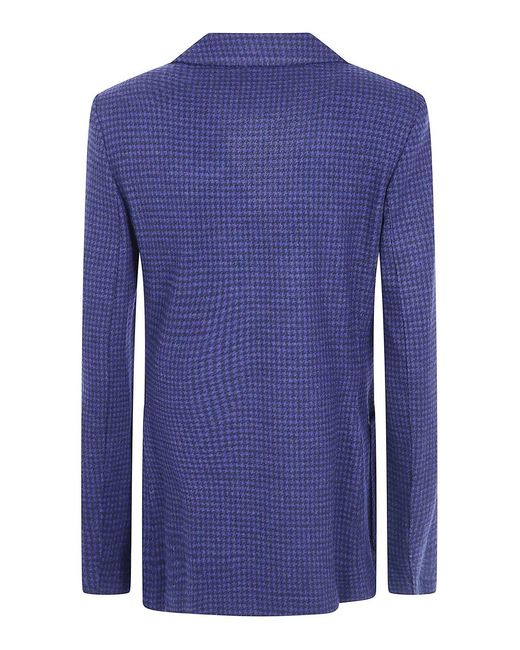 Harris Wharf London Blue Double Breast Blazer