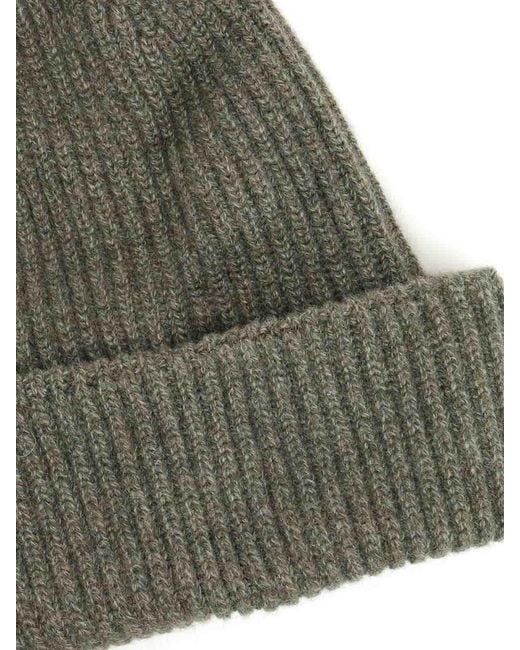 Fedeli Green Norge Cashmere Hat for men