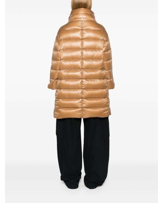 Herno Natural Long-Colored Down Jacket