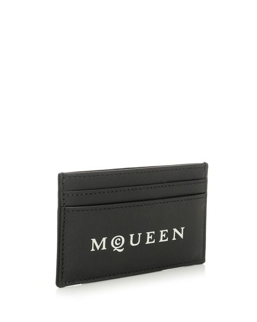 Alexander McQueen White Card Holder for men