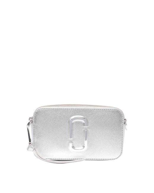 Marc Jacobs White The Snapshot Crossbody Bag