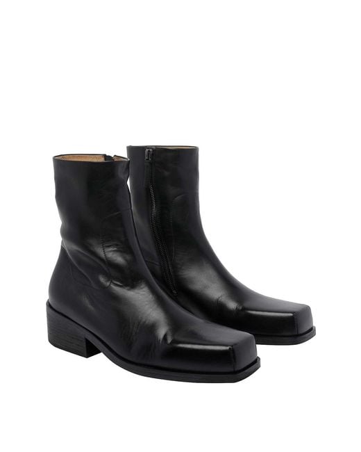 Marsèll Black Cassello Booties for men