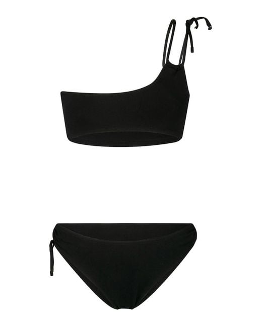 Eres Black One Shoulder Bra