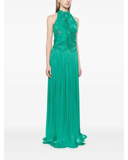 Costarellos Green Midi Dress