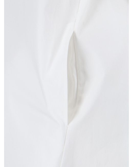 Khaite White Midi Dress