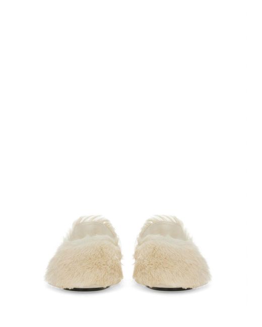 Jil Sander Natural Loafers