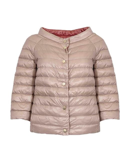 Herno Red Reversible Down Jacket