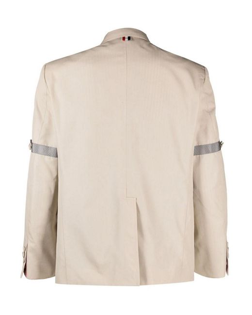Thom Browne Natural Single-breasted Jacket for men