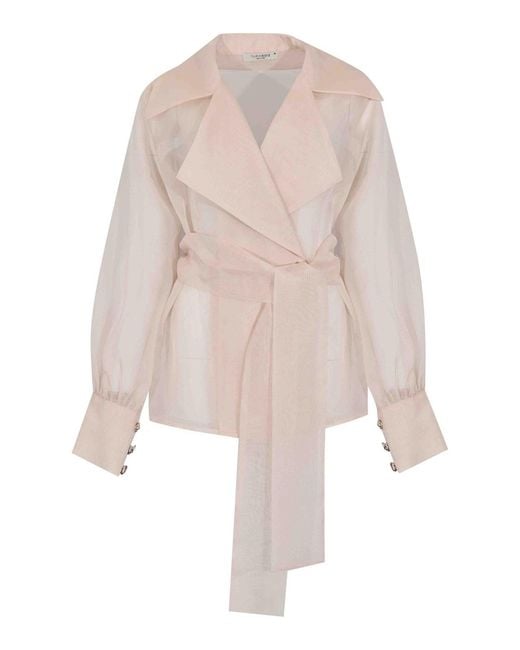 Tarik Ediz Natural Leda 66423 Jacket