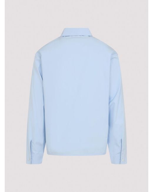 Jil Sander Blue Shirt for men