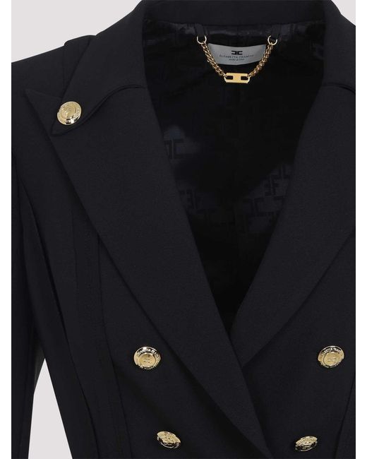 Elisabetta Franchi Black Blazers