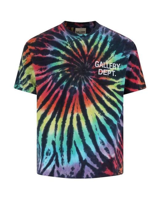GALLERY DEPT. Blue Tie-Dye Print T-Shirt for men