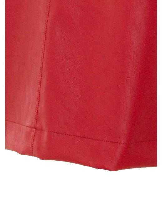 Mulberry Red Gerbera Skirt