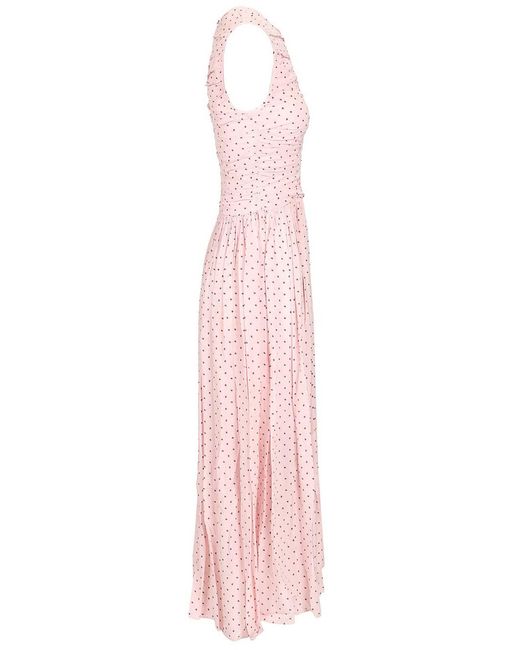 ROTATE BIRGER CHRISTENSEN Pink Ruffled Dress