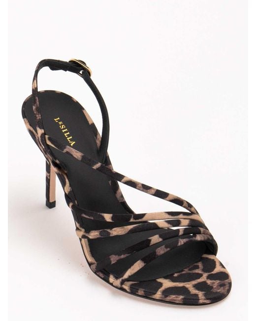 Le Silla Metallic Sandals