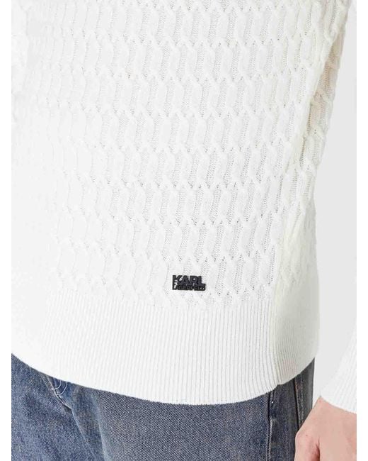 Karl Lagerfeld Blue Two-Tone Shirt for men