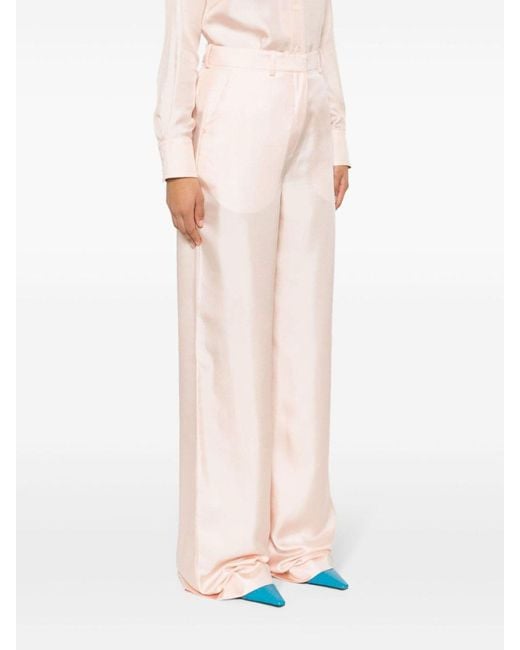 Lanvin Pink Casual Trousers