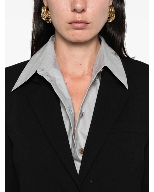 Pinko Black Blazer With Revers