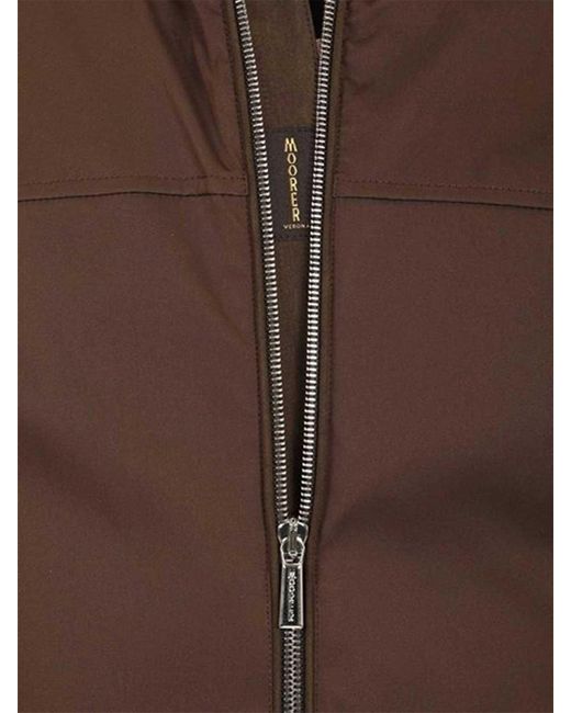 Moorer Brown Padded Coat for men