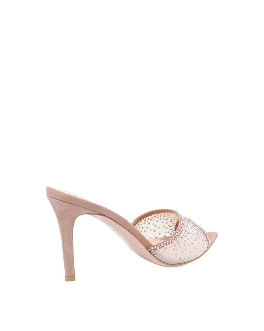 Gianvito Rossi Pink Rania Pump Sandals