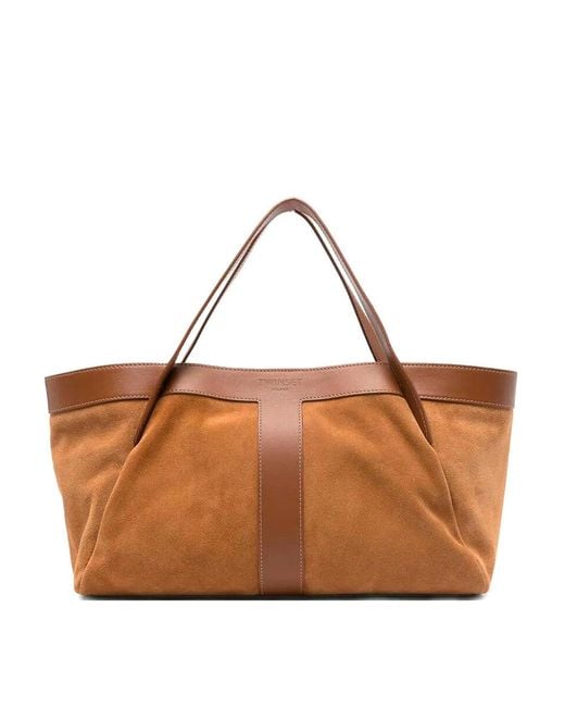 Twinset Brown Duffle Bag