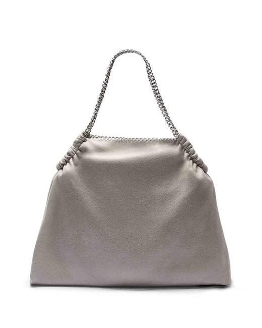 Stella McCartney Gray Falabella Drawstring Tote Bag