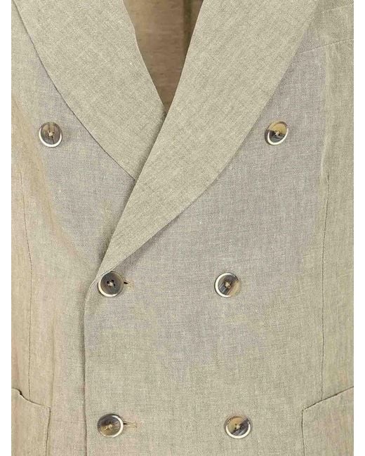 Barena Natural Double-Breasted Jacket for men
