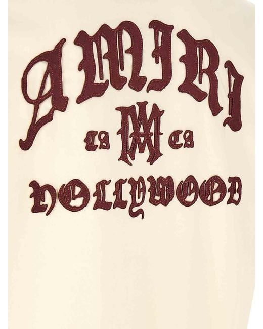 Amiri White Hollywood T-Shirt for men