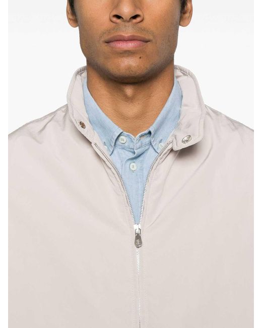Brunello Cucinelli Pink Gilet Impermeabile for men