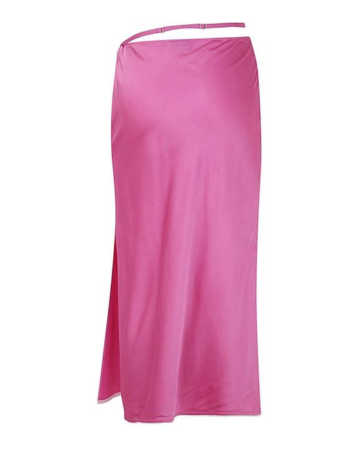 Jacquemus Pink La Jupe Notte Skirt