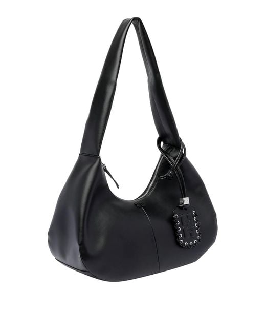 Ganni Black Medium Bou Hobo Bag
