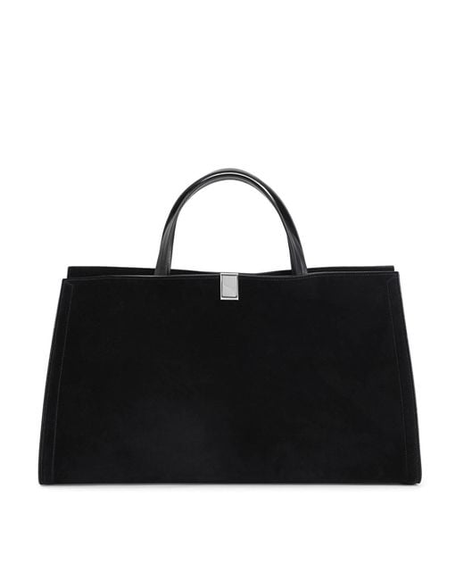 Phoebe Philo Black Kit Cabas Medium Shoulder Bag