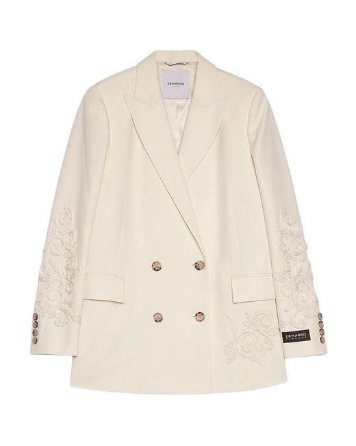 Ermanno Scervino Natural Blazer