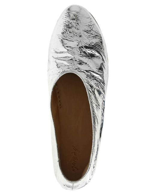Marsèll White Coltellaccio Ballet Flats