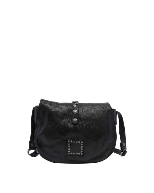 Campomaggi Black Linda Crossbody Bag